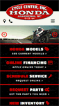 Mobile Screenshot of cyclecenterinc.com
